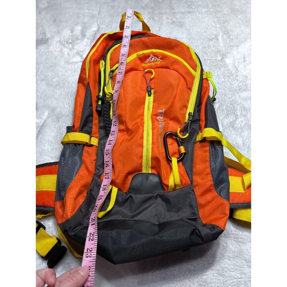 Senterlan Rucksack travel 40L yellow orange hiking backpack - Picture 8 of 8